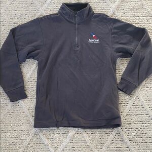 Wearguard American Airlines Black Quarter-Zip Pullover size XS